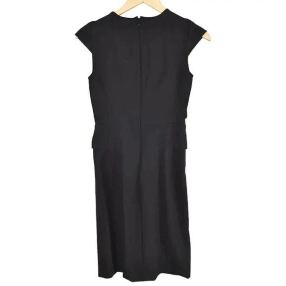 J. Crew Black Interview Dress Sheath Stretch Size 00 - Picture 5 of 9